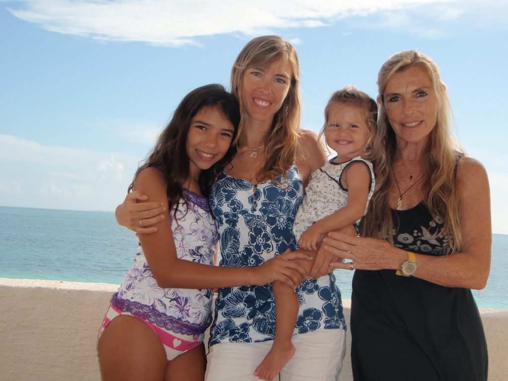 abuelas materna, hijas y nietas unidas por los genes