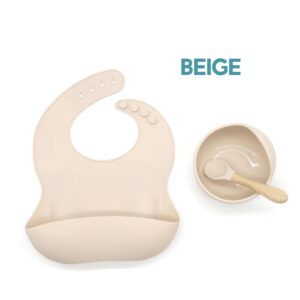 Set de Vajilla Deluxe Silicona Orgánica y Bamboo Ecológico