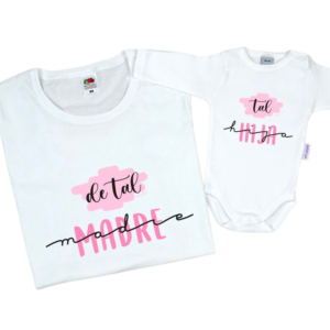 Pack 2 Prendas Mamá Camiseta De tal Madre, tal Hija