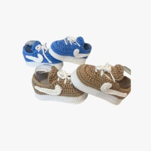 Patucos Nike Azul/Marrón
